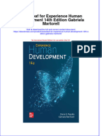 Looseleaf For Experience Human Development 14Th Edition Gabriela Martorell download pdf chapter