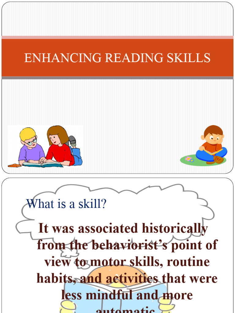 Enhancing Reading Skills | PDF | Reading Comprehension | Cognition