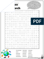 Languages Word Search
