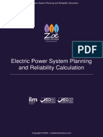 Electric Power System Planning and Reliability Calculation