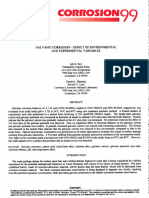 Galvanic Corrosion - Effect of Environmental and Experimental Variables (51300-99465-SG)