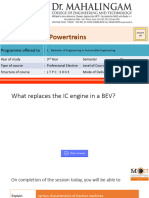 ELECTRIC VEHICLE POWERTRAINS Session 09
