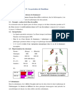 4. Cas Particuliers Du Mendélisme