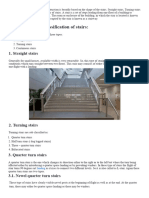 Types of Stairs Used in Building Construction