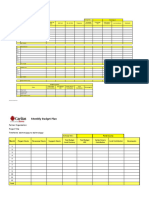 [Format] Caritas Korea Detailed Budget From