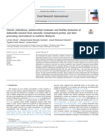 Genetic Relatedness, Antimicrobial Resistance and Biofilm Formation of
