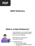 ABAP Dictionary