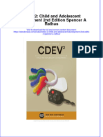 Cdev 2 Child and Adolescent Development 2Nd Edition Spencer A Rathus Full Chapter