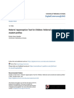 Roberts Apperception Test For Children - Referred and Nonreferred