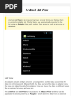 Android List View