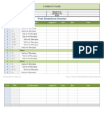 Work Breakdown Structure