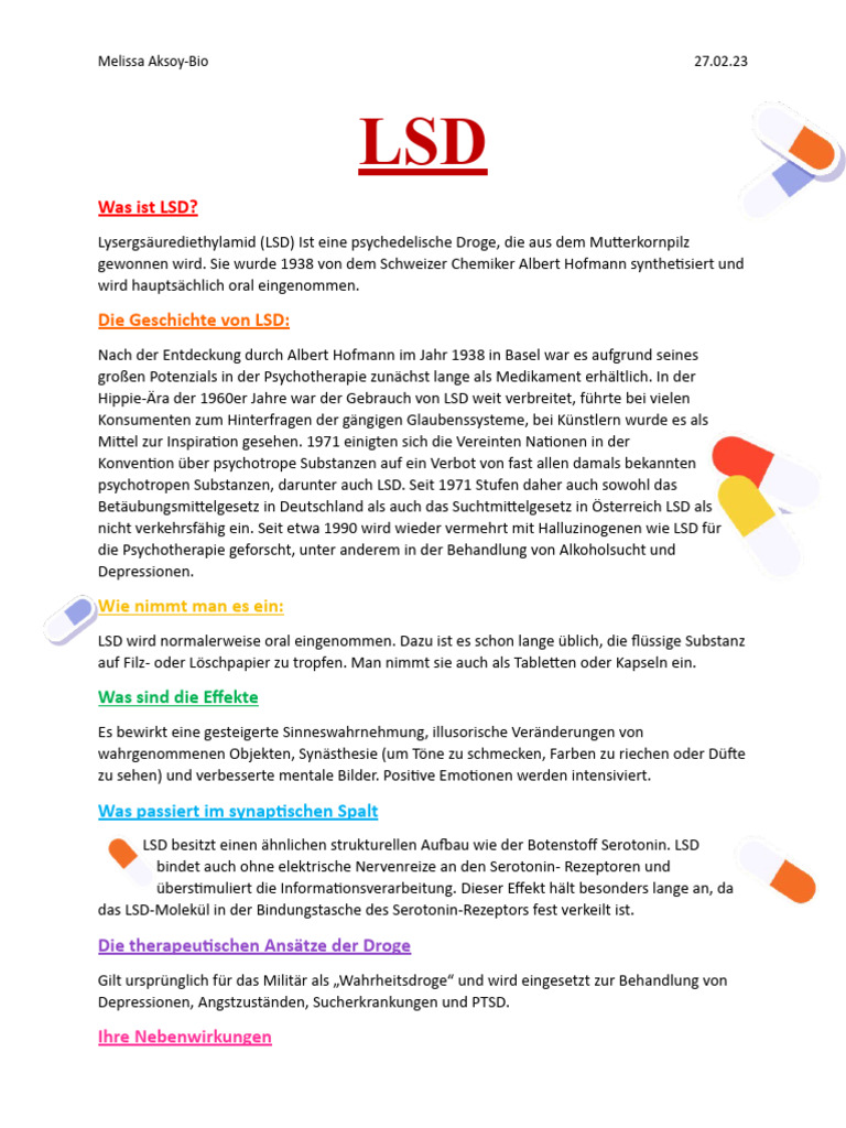 LSD Handout | PDF