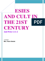 Heressies and Cult in The 21ST Century