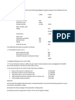 Standard Costing - A Level