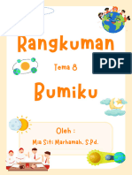 Rangkuman Tema 8 Bumiku