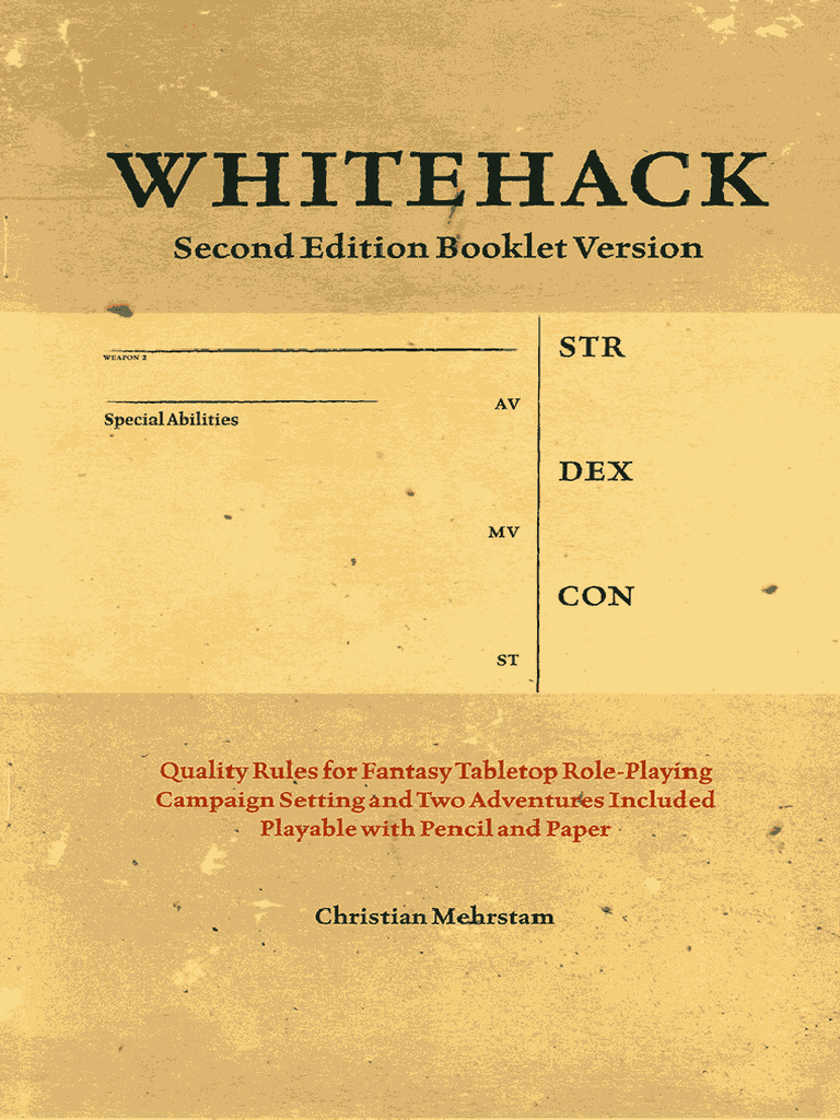 Whitehack 2e | PDF