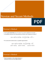 5 Newton & Secant Method