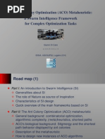 The Ant Colony Optimization (ACO) Metaheuristic: A Swarm Intelligence Framework For Complex Optimization Tasks
