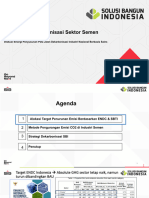 Diskusi Road Map Emisi Semen - Sinergy Penyusunan Peta Jalan Dekarbonisasi