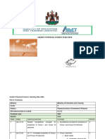 Final Grade 9 Physical Science Teaching Plan 2024