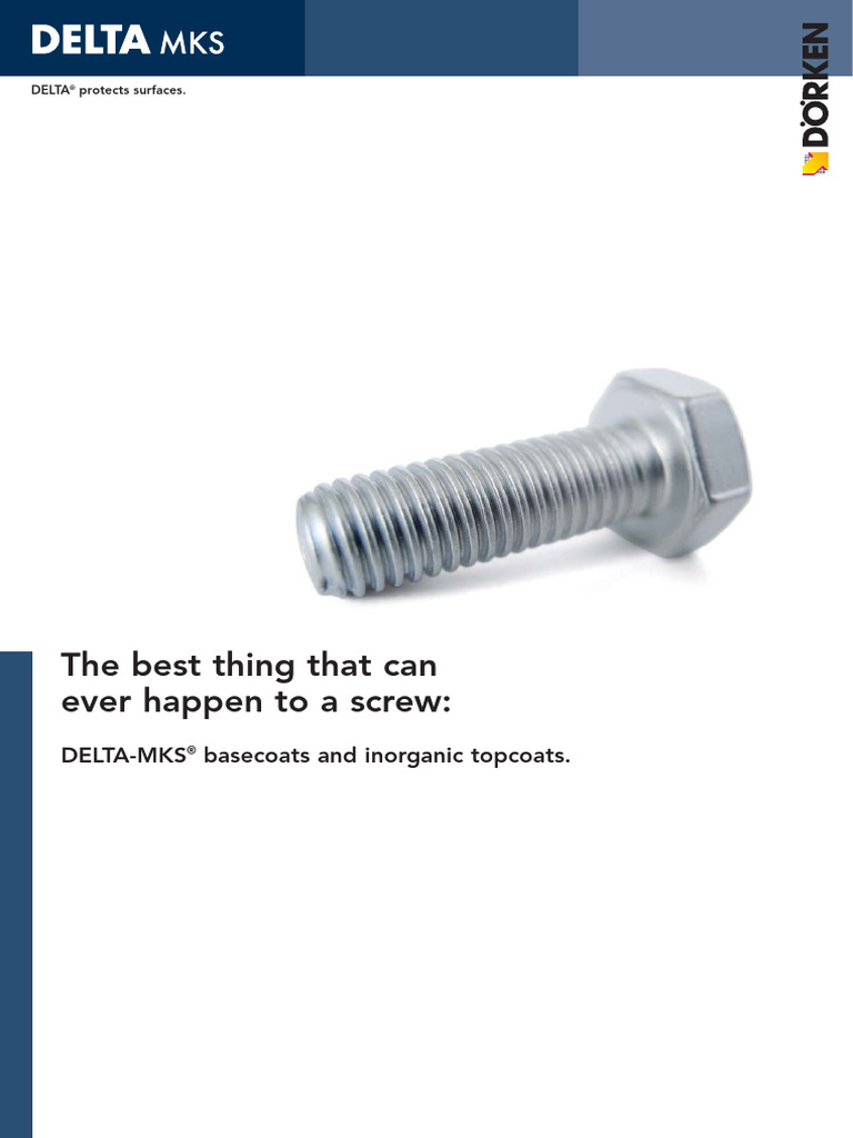Delta MKS | PDF | Corrosion | Screw
