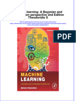 Machine Learning A Bayesian And Optimization Perspective 2Nd Edition Theodoridis S download pdf chapter