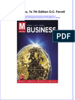 M Business 7E 7Th Edition O C Ferrell download pdf chapter