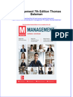 M Management 7Th Edition Thomas Bateman download pdf chapter