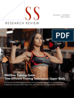 MASSive Time-Efficient Upper Body Training Guide