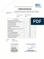 Certificate of OC Pass No. PND-3KL-40-419