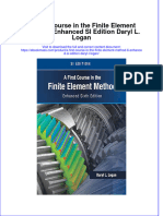 A First Course in The Finite Element Method 6 Enhanced Si Edition Daryl L Logan Full Chapter