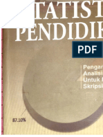 Buku Statistik Pendidikan