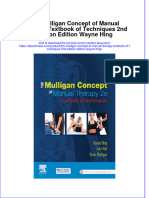 The Mulligan Concept Of Manual Therapy Textbook Of Techniques 2Nd Edition Edition Wayne Hing  ebook full chapter