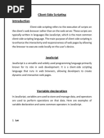 Scripting Language Lab Report