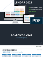 Calendar2023 Showeet (Widescreen)