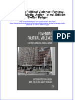 Fomenting Political Violence Fantasy Language Media Action 1St Ed Edition Steffen Kruger full chapter