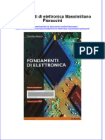 Fondamenti Di Elettronica Massimiliano Pieraccini full chapter