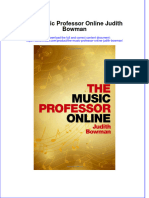 The Music Professor Online Judith Bowman Ebook Full Chapter