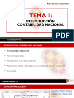 Tema 1 Introducción. Contabilidad Nacional