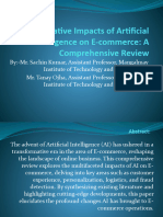 Transformative Impacts of Artificial Intelligence On E-Commerce