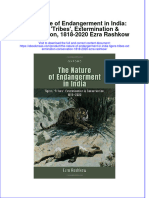 The Nature Of Endangerment In India Tigers Tribes Extermination Conservation 1818 2020 Ezra Rashkow  ebook full chapter