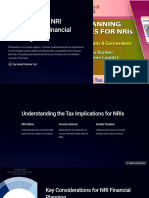 Introduction To NRI Taxation and Financial Planning