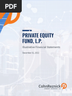 Private Equity Illustrative Financial Statement Cohnreznick 2022