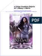 Renegade Urban Academy Rejects Book 1 Mazzy J March full download chapter