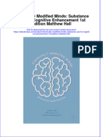 Chemically Modified Minds Substance Use For Cognitive Enhancement 1St Edition Matthew Hall Full Chapter