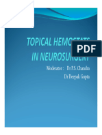 Topical Hemostatic Agents in Neurosurgery 2011