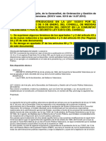 Anexo Legisaltivo II Ley 10-2010 Ordenacion y Gestion de La Funcion Publica Valenciana Actualizado 2012