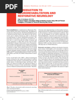 Introduction To Neuro Rehabilitation and Restorative Neurology (Article) Author Milan R Dimitrijevic