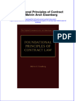 Foundational Principles of Contract Law Melvin Aron Eisenberg Full Chapter