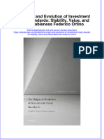 The Origin and Evolution of Investment Treaty Standards Stability Value and Reasonableness Federico Ortino Ebook Full Chapter